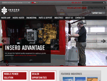 Tablet Screenshot of inseroequipment.com